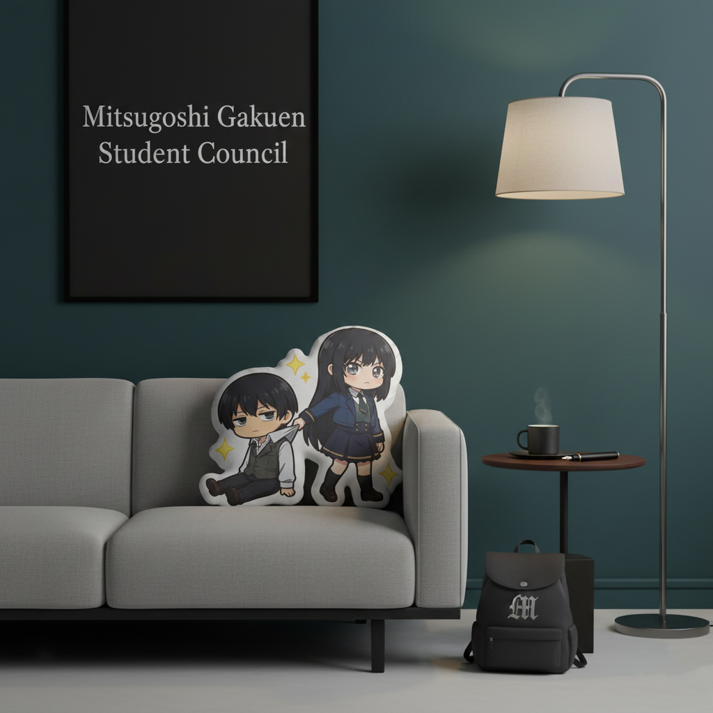 Eminence in Shadow Claire & Cid Kagenou Pillow - Chibi Anime Custom Shaped Plush