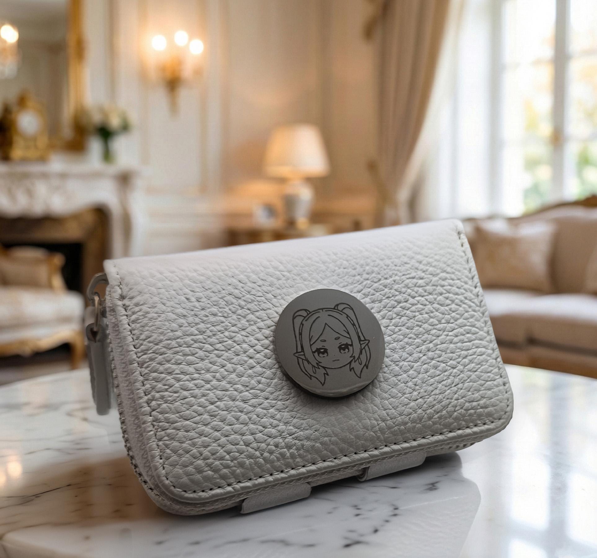 Beyond Journey Custom Wallet | Real Gem & Cowhide | Personalized