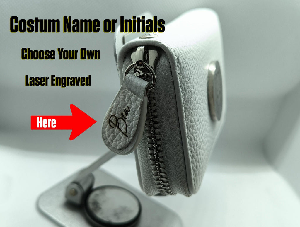 Beyond Journey Custom Wallet | Real Gem & Cowhide | Personalized